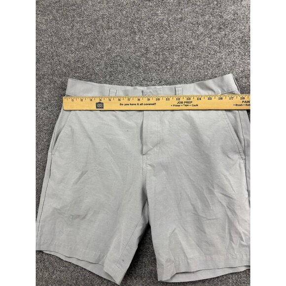 TravisMathew Shorts Mens 34 Gray Performance Golf Chino Lightweight Stretch - Picture 3 of 5